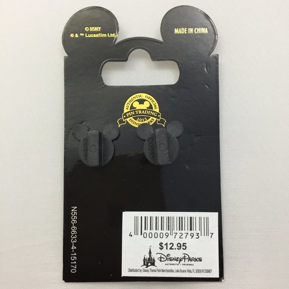 Star Wars Pin Droids C3PO R2D2 BB8 Force Awakens Disney LE Limited Edition Card - Picture 5 of 6